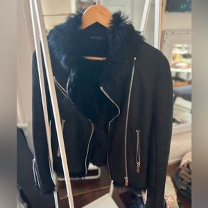 Nour Hammour Shearling Jacket